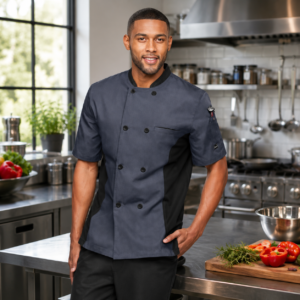 Men’s Short Sleeve Chef Coat